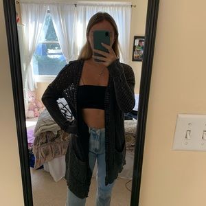 American Eagle cardigan.